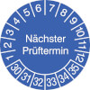Kabelprüfplakette- Nächster Termin 30-35 [30-35]