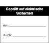 Qualitätskennz. Geprüft auf.. Nr.19 [19]