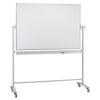 Franken mobiles Whiteboard Stahl 120 x 90 cm beidseitige Schreiboberfläche magnetisch, mit Stiftablage und Rollen