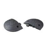 Fahrbahnschwelle Endstück positiv für Richtgeschwindigkeit 30 km/h, schwarz