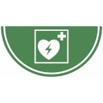 Bodenmarkierung für Defibrillatoren R10 Symbol Defibrillator