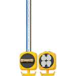 brennenstuhl Druckluft Stromverteiler Pendel PSV D 4/1 5 m 4-fach Steckdose mit 2-Einhand-Druckluft-Kupplungen