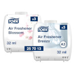 Tork 257013 kontinuierlicher Lufterfrischer im Mix Pack Premium Geruchsneutralisierer für Spendersystem A3