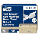 Tork 130299 Xpress weiche Multifold-Handtücher Advanced 2-lagig für Spendersystem H2