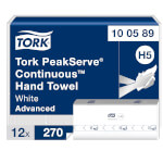 Tork 100589 PeakServe Endlos-Papierhandtücher Advanced 1-lagig für Spendersystem H5