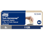 Tork 12840 Xpressnap Spenderserviette 1/4-Falz Advanced 1-lagig für Spendersystem N4