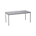 C+P 4-Fuß-Tisch als Mehrzwecktisch Gestell aus Vierkant-Stahlrohr 30 x 30 mm, 25 mm Niveauregulierung