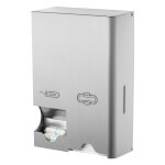 wolk Edelstahl Tampon- und Bindenspender mit Antifingerprint Damenhygienespender zum freien Nachfüllen