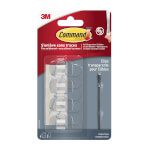 3M Command transparente Clips für runde Kabel, 17017CLR zum Fixieren von Kabeln ohne Werkzeug