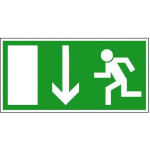 Fluchtwegschild - langnachleuchtend Notausgang
