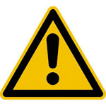 Warnschild Allgemeines Warnzeichen