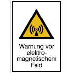 Warn-Kombischild Warnung vor elektromagnetischem Feld