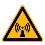 Warnschild Warnung vor elektromagnetischem Feld