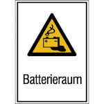Warn-Kombischild Batterieraum