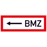 Hinweisschild für den Brandschutz <---- BMZ