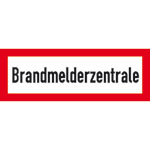 Hinweisschild für den Brandschutz Brandmelderzentrale