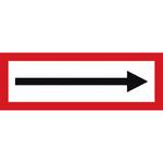 Brandschutzschild - nachleuchtend ----> (Richtungspfeil)