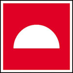 Brandschutzschild Mittel- und Geräte zur Brandbekämpfung