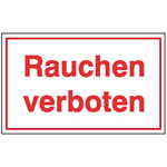 Hinweisschild - Betriebskennzeichnung Rauchen verboten