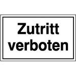 Hinweisschild zur Betriebskennzeichnung Zutritt verboten