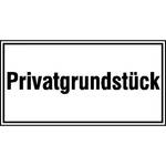 Hinweisschild zur Grundbesitzkennzeichnung Privatgrundstück