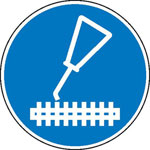Gebotsschild Schneidwerk ölen