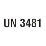 SafetyMarking Gefahrgutaufkleber UN 3481