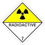 SafetyMarking Gefahrzettel nach ADR Klasse 7D, Radioaktive Stoffe