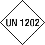 SafetyMarking Gefahrzettel UN 1202