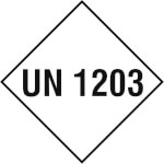 SafetyMarking Gefahrzettel UN 1203