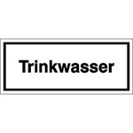 Hinweisschild zur Betriebskennzeichnung Trinkwasser