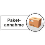 Rondenschild Paketannahme