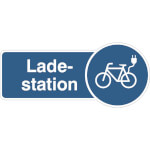 Fahnenschild Ladestation E-Bike