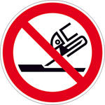 Verbotsschild Nicht zulässig für Seitenschleifen