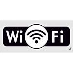 Hinweisschild - Gewerbe und Privat WiFi