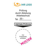 Individuell gefertigte Grundplaketten zu 4 Stück auf Bogen PVC-Folie 0,1 mm weiß, formgestanzt, Ecken spitz