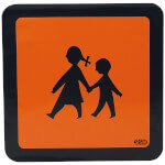 Schulbusschild für den Aussen und Innenbereich möglich