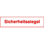 Sicherheitssiegel aus Dokumentenfolie, 10 Stück auf Bogen