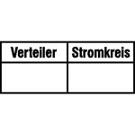 Bezeichnungsschilder auf Bogen zur Selbstbeschriftung