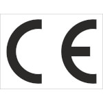 CE-Kennzeichnung, 40 Stück auf Bogen Text: CE