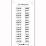 GHS-Signalwörter auf Bogen 20 x Achtung, 20 x Gefahr