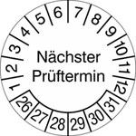 Prüfplakette Nächster Prüftermin