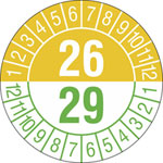 Prüfplakette Jahresplakette mit Prüfzeitraum 3 Jahre