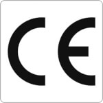 CE-Kennzeichnung auf Rolle Text: CE