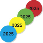 Inventuretiketten Gelb