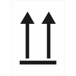 Verpackungsetiketten - Packstückorientierung Oben