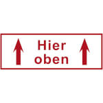 Versandgut und Verpackungsetiketten verschiedene Versionen