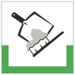 Abfallkennzeichnung - Symbolschild Restmüll