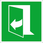 Fluchtwegschild - langnachleuchtend