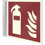 Fahnenschild Brandschutz langnachleuchtend Feuerlöscher